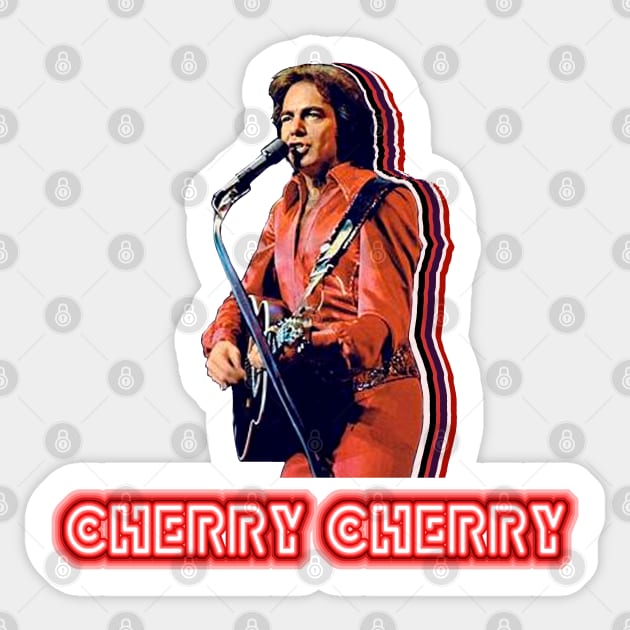 Cherry Cherry jumpsuit Sticker by FanboyMuseum